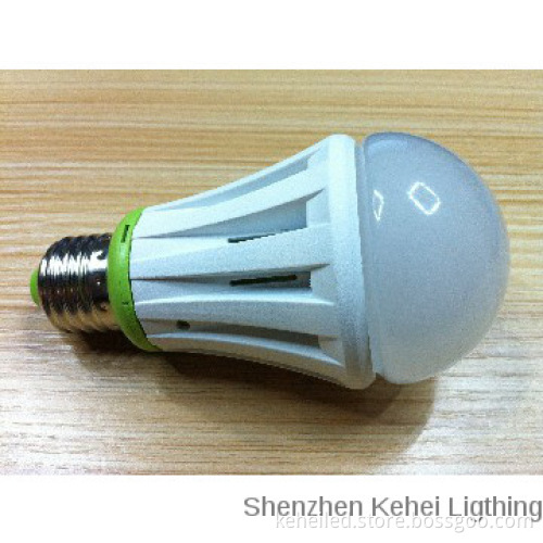 7W LED E14/ E27 G60 global bulb 2800K with replaceable driver